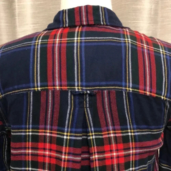 American Eagle Boyfriend Ann-Mazingly SOFT Flannel Shirt- NWOT - Picture 4 of 11